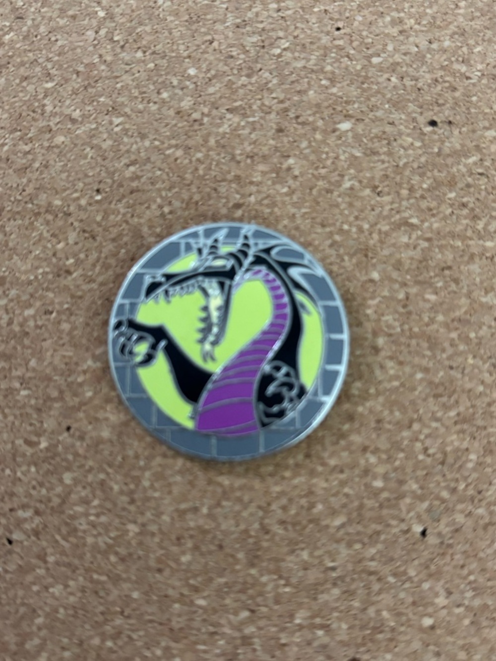Disney Sleeping Beauty Maleficent Dragon Trading Pin